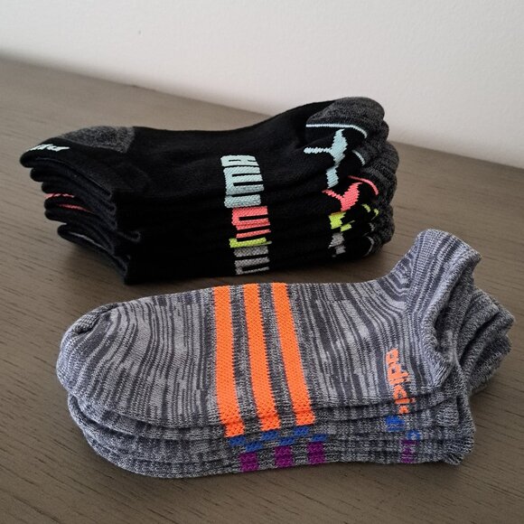 Brand New Bundle ADIDAS Superlite  PUMA Full Cushion No Show Women Sock 7-pair - Picture 8 of 9